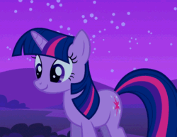 Size: 700x540 | Tagged: safe, imported from derpibooru, screencap, twilight sparkle, unicorn, owl's well that ends well, animated, female, giggling, laughing, oh you, solo, unicorn twilight