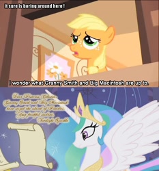 Size: 800x860 | Tagged: safe, edit, edited screencap, imported from derpibooru, screencap, applejack, princess celestia, twilight sparkle, the cutie mark chronicles, cd-i, comic, dear princess celestia, filly, filly applejack, letter, parody, screencap comic, the legend of zelda, younger, zelda cdi