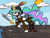 Size: 4080x3120 | Tagged: safe, artist:inkrose98, imported from derpibooru, princess celestia, bicorne, clothes, earring, female, hat, pirate, solo, sword
