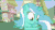 Size: 640x360 | Tagged: safe, imported from derpibooru, lyra heartstrings, animated, caption, female, lyra finds a blob on the floor, solo