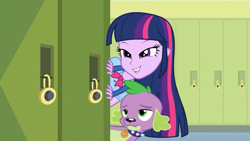 Size: 1366x768 | Tagged: safe, imported from derpibooru, screencap, spike, dog, equestria girls, equestria girls (movie), faic, smiling, smirk, spike the dog, varying degrees of want