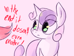 Size: 1024x768 | Tagged: safe, imported from derpibooru, sweetie belle, oc, spanish