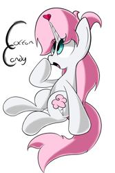 Size: 1280x1920 | Tagged: dead source, safe, artist:turtlefarminguy, imported from derpibooru, oc, oc only, oc:cotton candy, pony, unicorn, solo