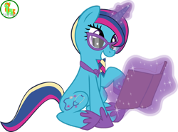 Size: 900x669 | Tagged: safe, artist:asdflove, imported from derpibooru, oc, oc only, oc:medicina, pony, unicorn, book, braid, female, glasses, levitation, magic, mare, offspring, parent:princess cadance, parent:shining armor, parents:shiningcadance, reading, simple background, solo, telekinesis, transparent background, vector