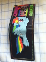 Size: 720x960 | Tagged: safe, imported from derpibooru, rainbow dash, custom, customized toy, irl, merchandise, photo, wallet