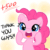 Size: 500x500 | Tagged: safe, artist:apzzang, imported from derpibooru, pinkie pie, animated, ask-grow-pinkie, female, solo