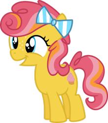 Size: 838x953 | Tagged: safe, artist:batmanbrony, imported from derpibooru, oc, oc only, bow, female, filly, solo