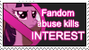 Size: 99x56 | Tagged: safe, artist:hyakkidour4n, imported from derpibooru, twilight sparkle, deviantart stamp, drama, stamp, text