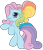 Size: 332x389 | Tagged: safe, artist:colossalstinker, imported from derpibooru, rainbow dash, rainbow dash (g3), female, g3.5, simple background, solo, transparent background