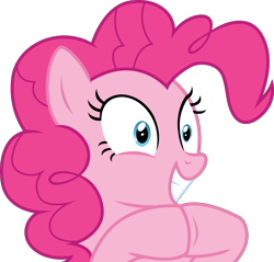 Size: 4182x4000 | Tagged: safe, artist:the-crusius, imported from derpibooru, pinkie pie, pinkie apple pie, female, gendo pose, simple background, solo, transparent background, vector