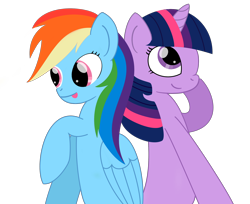 Size: 2300x1875 | Tagged: safe, artist:intet22, imported from derpibooru, rainbow dash, twilight sparkle, duo