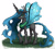 Size: 881x792 | Tagged: dead source, safe, artist:php13, imported from derpibooru, princess celestia, changeling, changeling queen, askchrysalis, changelingified, female, princess chryslestia, simple background, solo, white background