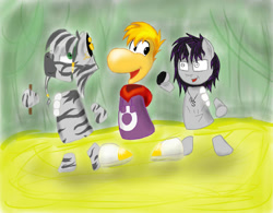 Size: 1011x790 | Tagged: safe, artist:sdk66, imported from derpibooru, oc, oc only, crossover, rayman