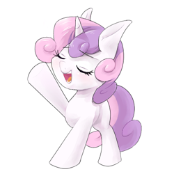 Size: 400x400 | Tagged: safe, artist:30clock, imported from derpibooru, sweetie belle, female, pixiv, solo
