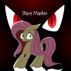 Size: 600x600 | Tagged: safe, artist:30clock, imported from derpibooru, fluttershy, stare master, female, pixiv, solo