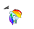 Size: 500x429 | Tagged: safe, artist:warriorcatz239, imported from derpibooru, rainbow dash, blushing, collar, female, rainbowpet, solo