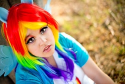 Size: 1024x684 | Tagged: safe, artist:mspia, imported from derpibooru, rainbow dash, human, cosplay, irl, irl human, photo, solo