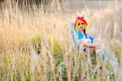 Size: 1024x684 | Tagged: safe, artist:mspia, imported from derpibooru, rainbow dash, human, cosplay, irl, irl human, photo, solo