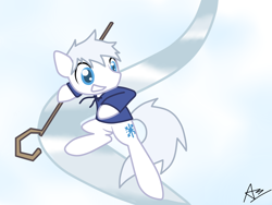 Size: 3264x2448 | Tagged: safe, artist:audiobeatzz, imported from derpibooru, pony, jack frost, ponified, rise of the guardians, solo, vector