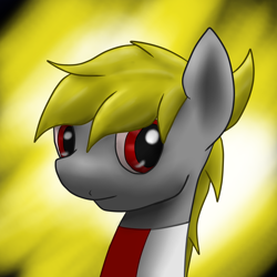 Size: 2600x2600 | Tagged: safe, artist:flashiest lightning, imported from derpibooru, oc, oc only, pegasus, pony, male, racer, racing suit, solo, stallion, yellow mane