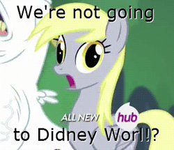 Size: 304x261 | Tagged: safe, imported from derpibooru, derpy hooves, pegasus, pony, didney worl, female, gasp, mare, the horror