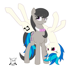 Size: 2637x2419 | Tagged: safe, artist:shadawg, imported from derpibooru, dj pon-3, octavia melody, vinyl scratch, duo, simple background, transparent background