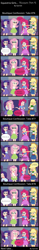 Size: 1975x12540 | Tagged: safe, artist:garretthegarret, imported from derpibooru, applejack, fluttershy, pinkie pie, rarity, equestria girls, accident, animated actors, blooper, blushing, comic, embarrassed, human coloration, humor, outtakes, sneeze into hand, sneezing, snot