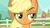 Size: 720x405 | Tagged: safe, imported from derpibooru, screencap, applejack, female, hub logo, solo, unconvinced applejack