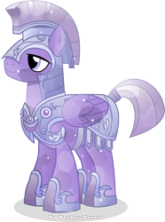 Size: 2657x3566 | Tagged: safe, artist:vector-brony, imported from derpibooru, amethyst stone, crystal pony, pegasus, pony, three's a crowd, armor, crystal guard, crystal guard armor, crystal pegasus, male, simple background, solo, stallion, transparent background, vector