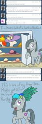 Size: 650x1879 | Tagged: safe, artist:atlur, deleted from derpibooru, imported from derpibooru, marble pie, ask the pie sisters, ask, comic, hat, solo, tumblr