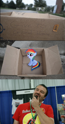 Size: 836x1584 | Tagged: safe, imported from derpibooru, rainbow dash, pegasus, pony, fanfic:my little dashie, darksydephil, evil people finding dash meme, exploitable meme, meme, oh hell no