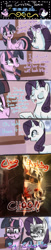 Size: 600x2962 | Tagged: safe, artist:chingilin, imported from derpibooru, rarity, twilight sparkle, alicorn, pony, comic, crystal express, dialogue, female, mare, twilight sparkle (alicorn)