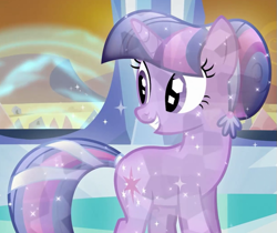 Size: 641x538 | Tagged: safe, imported from derpibooru, screencap, twilight sparkle, crystal pony, pony, unicorn, the crystal empire, crystallized, female, mare, solo, unicorn twilight