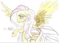 Size: 1024x745 | Tagged: safe, artist:shadunote, imported from derpibooru, fluttershy, female, solo