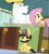 Size: 640x717 | Tagged: safe, artist:commandermitsuki, edit, edited screencap, imported from derpibooru, screencap, bulk biceps, fluttershy, rainbow falls, beard, curtain, curtains, exploitable meme, hat, jontron, meme, ponified, replacement meme