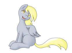 Size: 1647x1204 | Tagged: safe, artist:doomcakes, imported from derpibooru, derpy hooves, pegasus, pony, drawing, female, happy, mare, solo