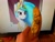 Size: 1632x1224 | Tagged: safe, artist:johnjoseco, artist:synch-anon, imported from derpibooru, princess celestia, princess molestia, banana, bananalestia, celestia is not amused, irl, photo, princess celestia is not amused, unamused, waifu dinner