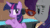 Size: 576x324 | Tagged: safe, imported from derpibooru, screencap, rarity, twilight sparkle, alicorn, pony, unicorn, rarity takes manehattan, animated, cloth, female, glasses, hub logo, hubble, mare, sewing machine, the hub, twilight sparkle (alicorn)