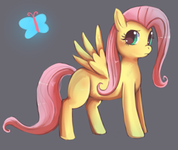 Size: 949x798 | Tagged: safe, artist:cherivinca, imported from derpibooru, fluttershy, blank flank, female, solo