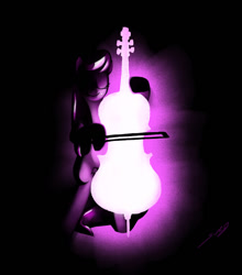 Size: 800x909 | Tagged: safe, artist:seworig, imported from derpibooru, octavia melody, pony, bipedal, cello, female, musical instrument, playing, solo