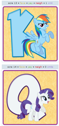 Size: 262x557 | Tagged: safe, imported from derpibooru, screencap, rainbow dash, rarity, derpibooru, exploitable meme, juxtaposition, juxtaposition win, meme, meta, slot machine