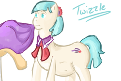 Size: 3000x2000 | Tagged: safe, artist:twizzle, imported from derpibooru, coco pommel, rarity takes manehattan, female, mannequin, pregnant, sensibly-proportioned pregnancy, solo