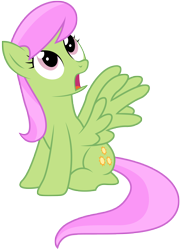 Size: 3458x4762 | Tagged: safe, artist:kooner-cz, imported from derpibooru, merry may, pegasus, pony, absurd resolution, background pony, female, looking up, simple background, solo, surprised, transparent background, vector
