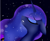 Size: 2516x2068 | Tagged: safe, artist:potatocarrottop69, imported from derpibooru, princess luna, bust, eyes closed, female, night, solo, stars