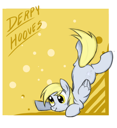 Size: 1100x1200 | Tagged: safe, artist:natsu714, imported from derpibooru, derpy hooves, pegasus, pony, cute, derpabetes, female, mare, scrunchy face, solo