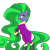 Size: 3000x3000 | Tagged: safe, artist:mintatheena, imported from derpibooru, mane-iac, pony, female, high res, sane-iac, solo