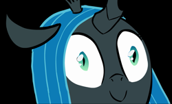 Size: 909x553 | Tagged: safe, artist:mittsies, imported from derpibooru, queen chrysalis, close-up, exploitable meme, female, meme, pure unfiltered evil, solo, spill, spilled milk