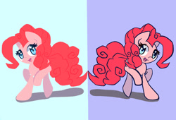 Size: 1700x1159 | Tagged: safe, artist:joyfulinsanity, imported from derpibooru, pinkie pie, earth pony, pony, duality