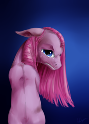 Size: 650x900 | Tagged: safe, artist:cuttledreams, imported from derpibooru, pinkie pie, crying, female, pinkamena diane pie, solo