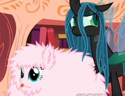 Size: 650x500 | Tagged: safe, artist:mixermike622, imported from derpibooru, queen chrysalis, oc, oc:fluffle puff